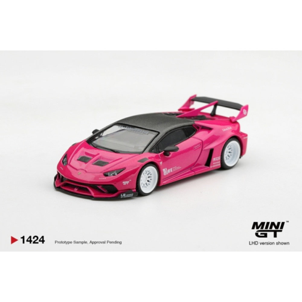 (PRE-ORDER) Mini GT 1/64 #1424 Lamborghini Huracan GT Ruby Purple