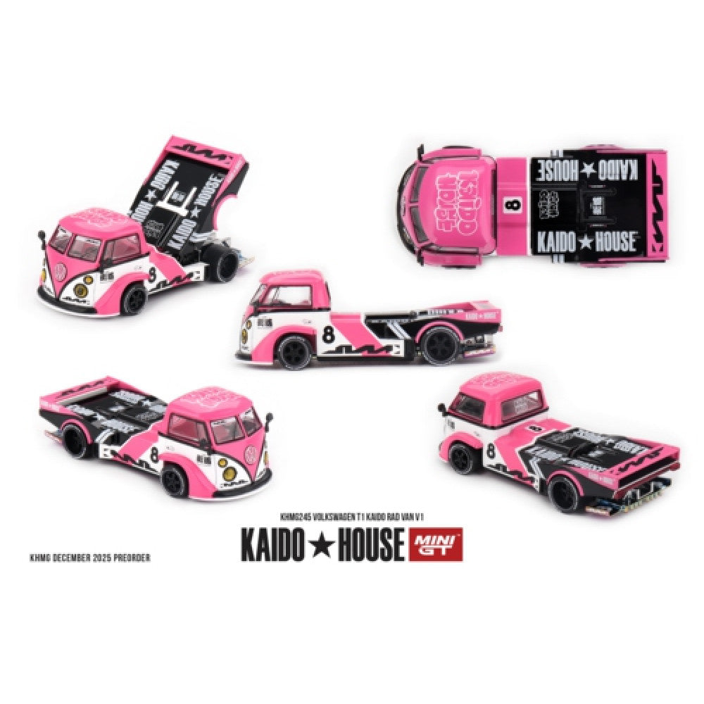 Mini GT Kaido House 1/64 #245 Volkswagen T1 Radvan V1