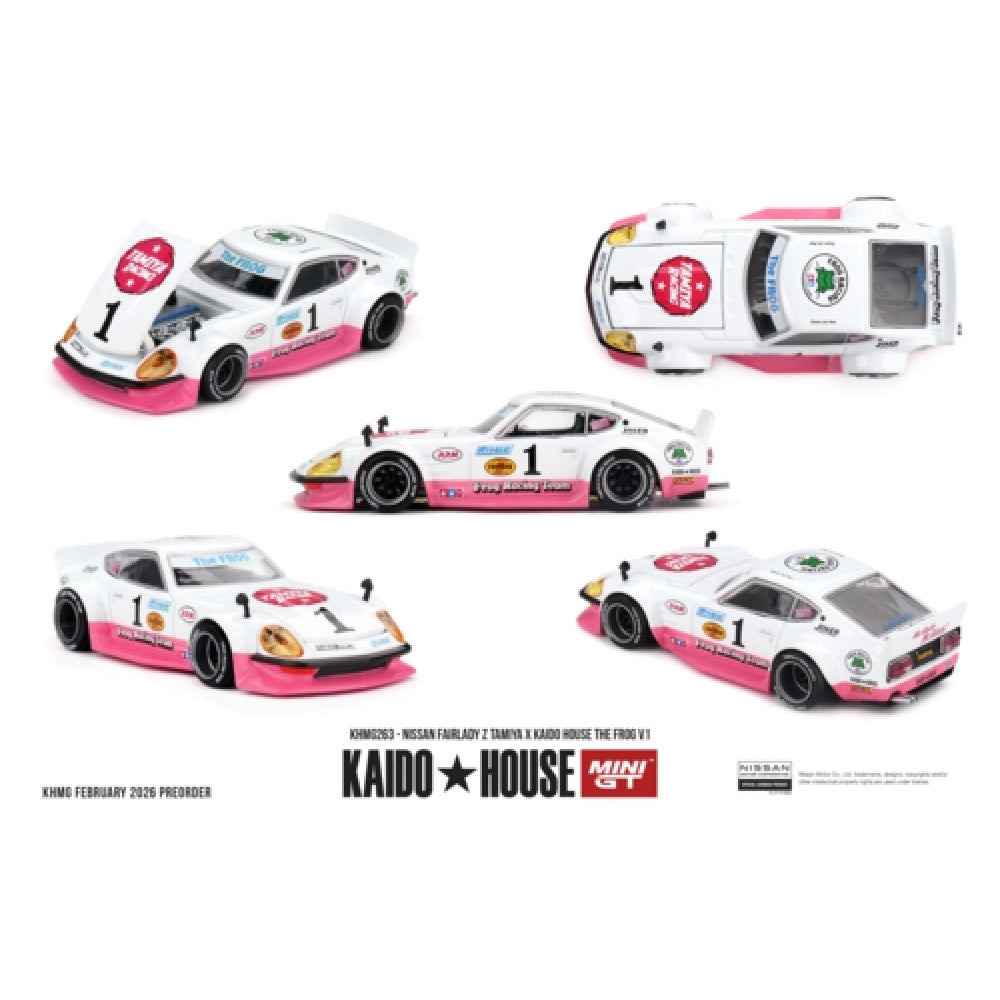 Mini GT Kaido House 1/64 Nissan Fairlady Z Tamiya The Frog V1