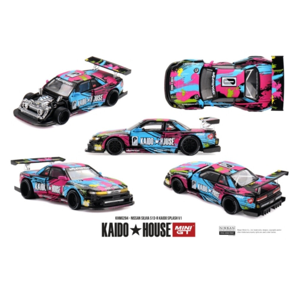 Mini GT Kaido House 1/64 #284 Nissan Silvia S13 Splash V1