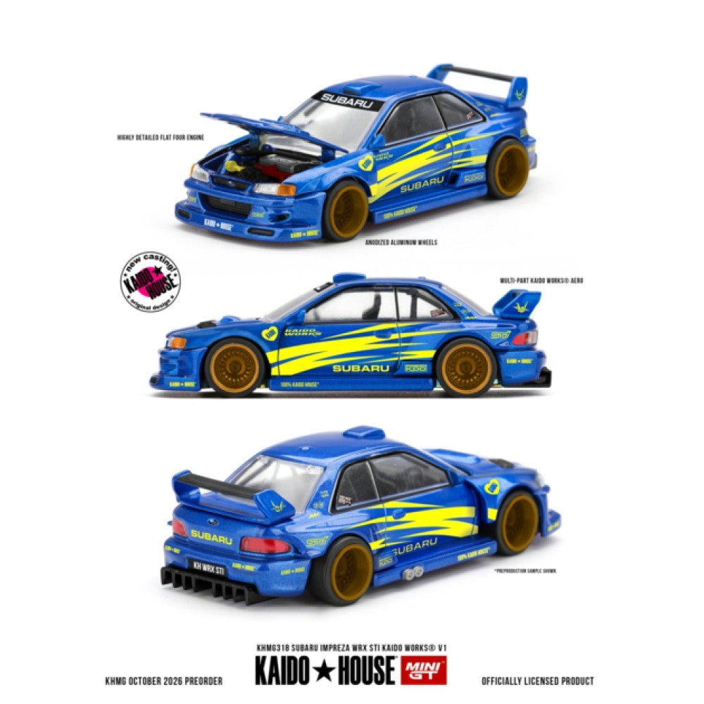 (PRE-ORDER) Mini GT Kaido House 1/64 #318 Subaru Impreza WRX STI V1