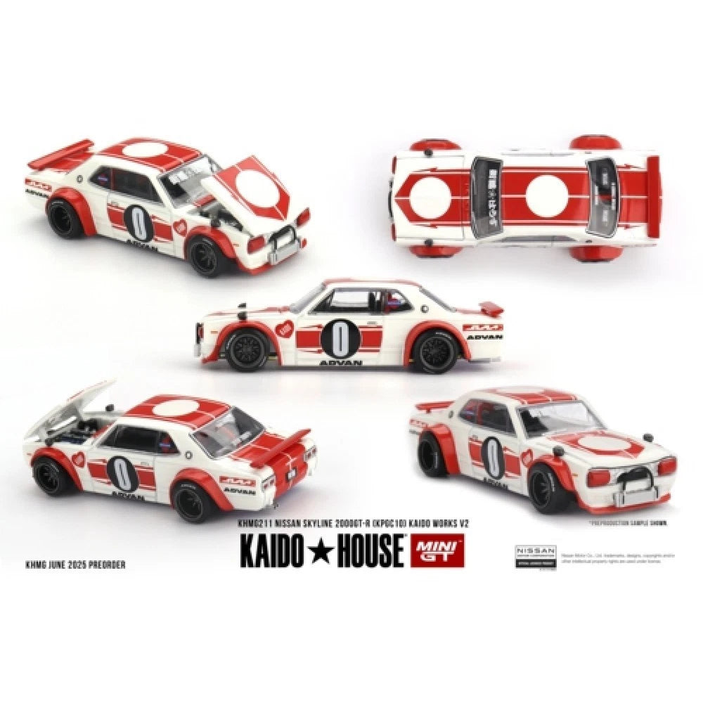 Mini GT Kaido House 1/64 Nissan Skyline 2000 GTR V2