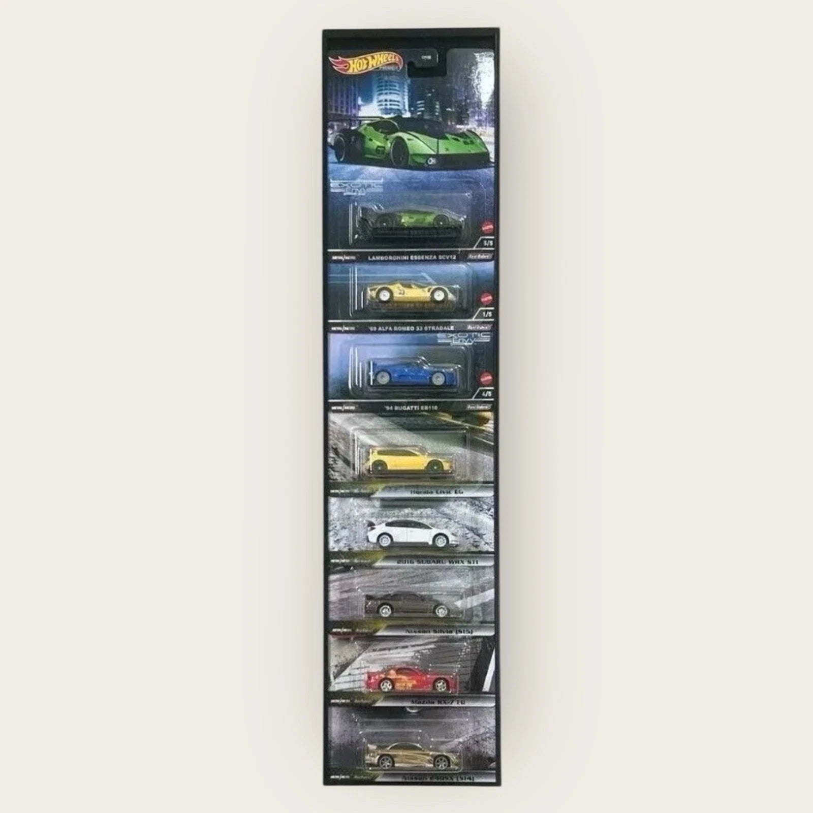 Modular Diecast 1/64 PREMIUM CARD Display Wall Shelf Toy Storage