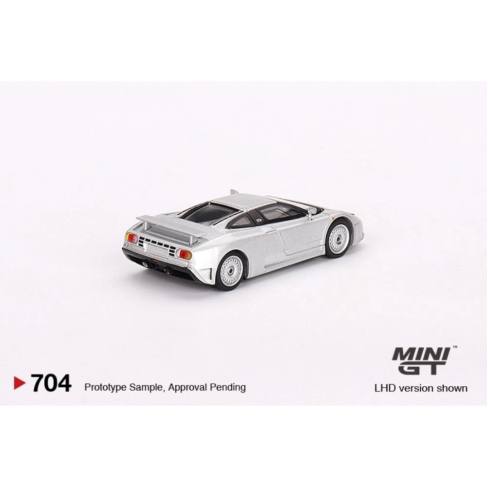 Mini GT 1/64 #704 Bugatti EB110 Silver