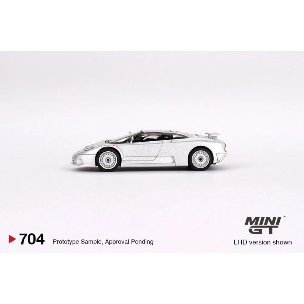 Mini GT 1/64 #704 Bugatti EB110 Silver