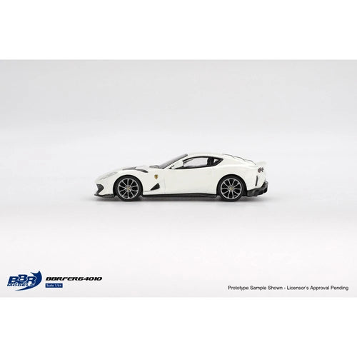 BBR 1/64 Ferrari 812 Competizione White