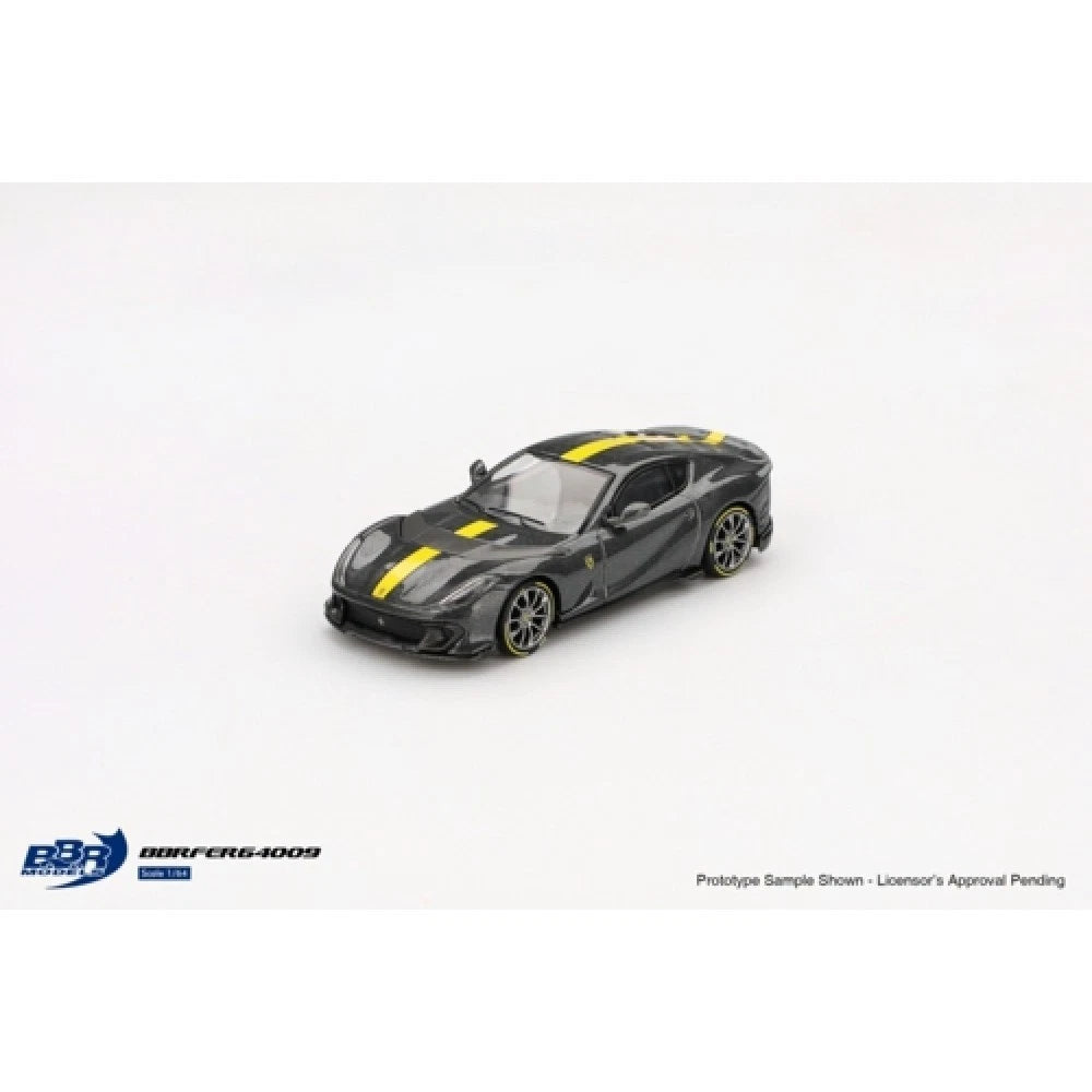 BBR 1/64 Ferrari 812 Competizione Black