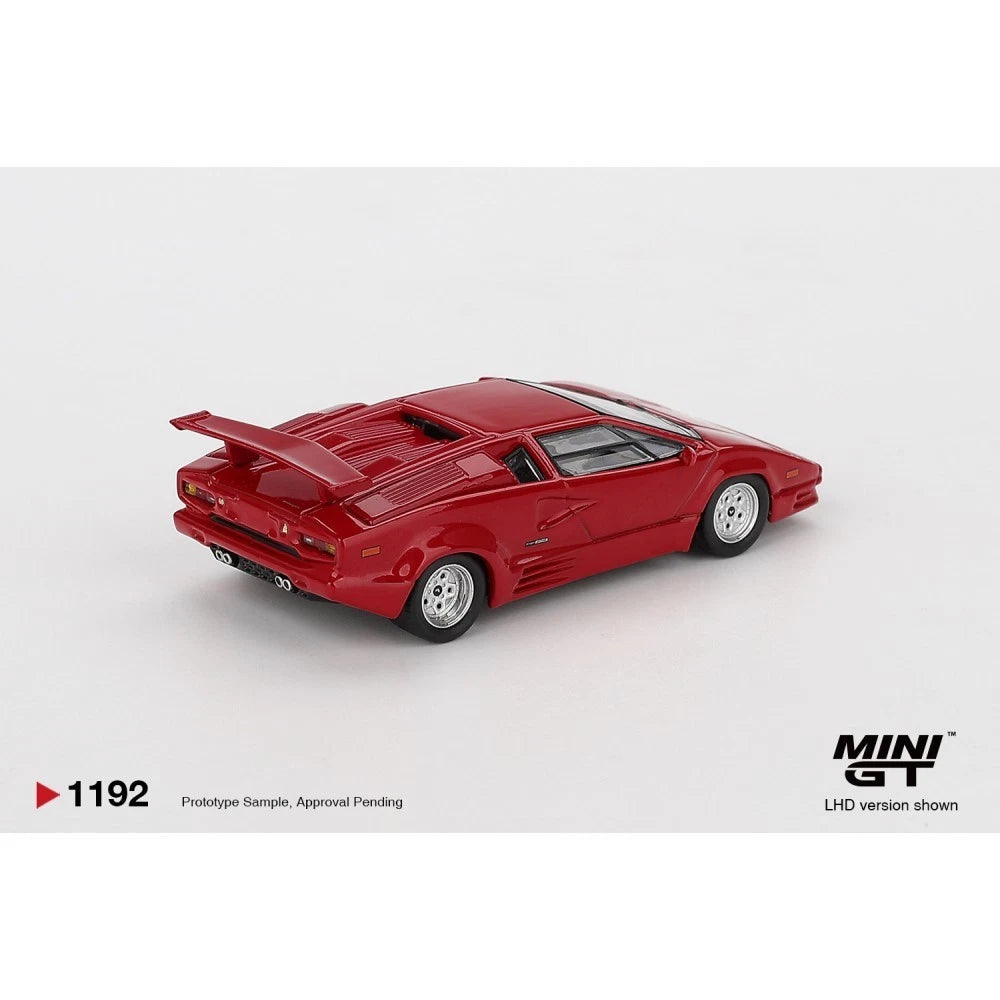 Mini GT 1/64 #1192 Lamborghini Countach 25th Anniversary Red