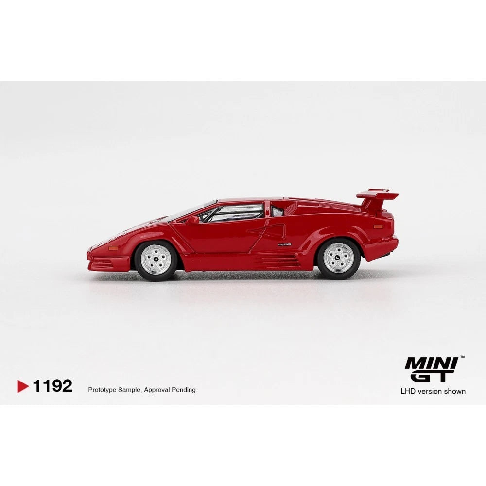 Mini GT 1/64 #1192 Lamborghini Countach 25th Anniversary Red