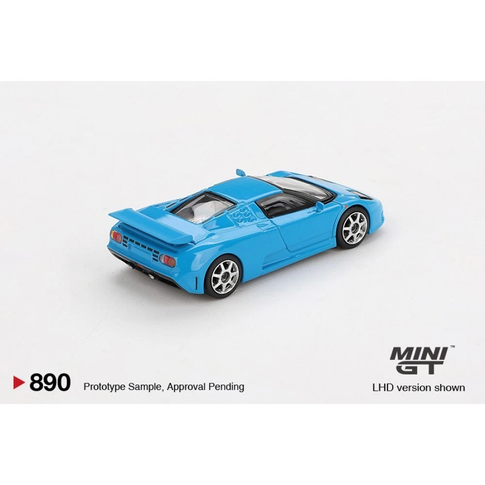 Mini GT 1/64 #890 Bugatti EB110 Blue