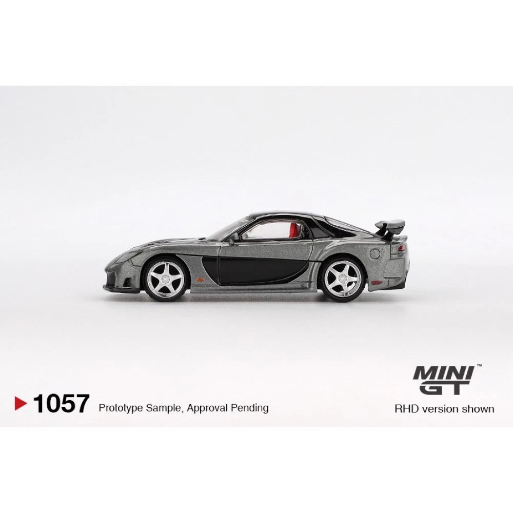 Mini GT 1/64 #1057  Mazda RX7 Veilside Fortune7 Grey