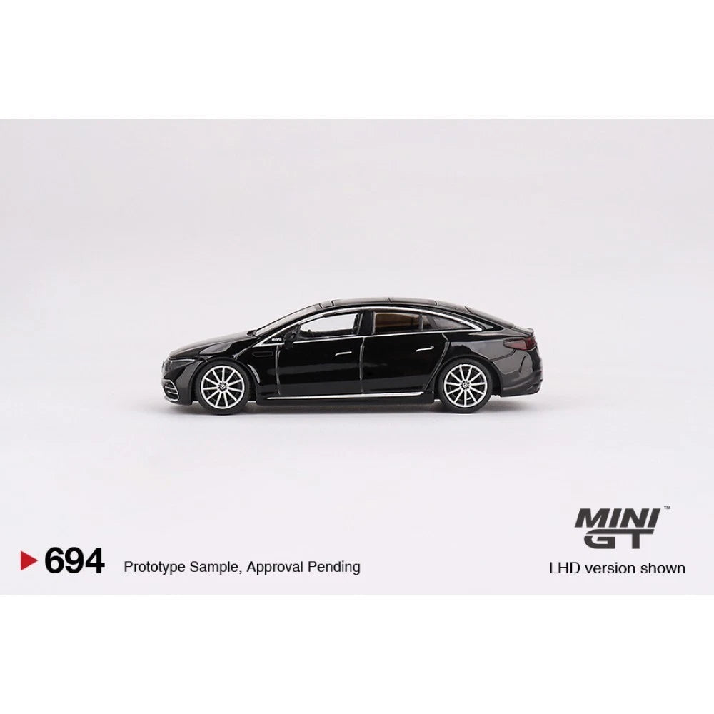 Mini GT 1/64 #694 Mercedes Benz EQS 580 4Matic Black