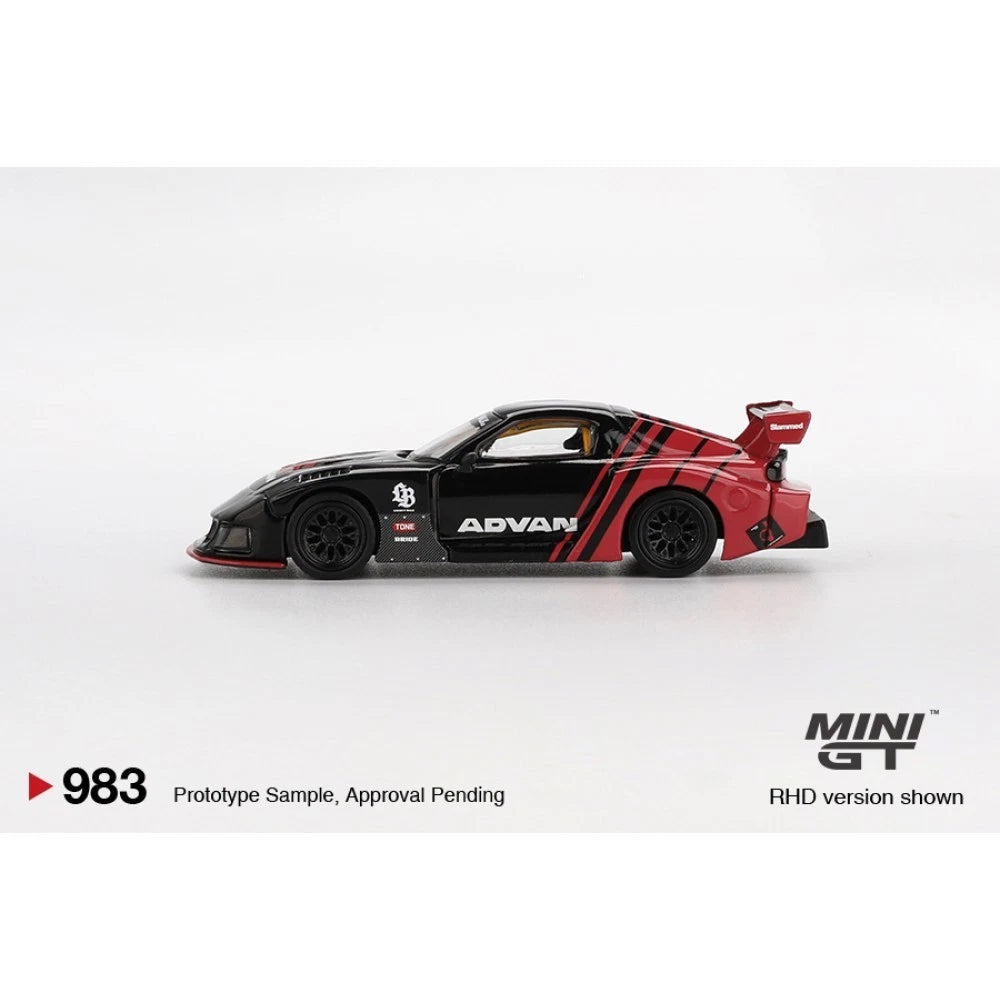 Mini GT 1/64 #983 Mazda RX7 LB Super Silhouette Advan