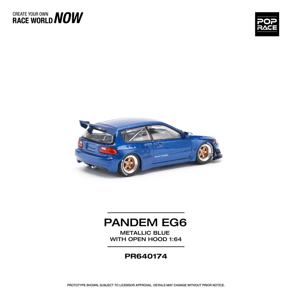 Pop Race 1/64 #174 Pandem Civic EG6