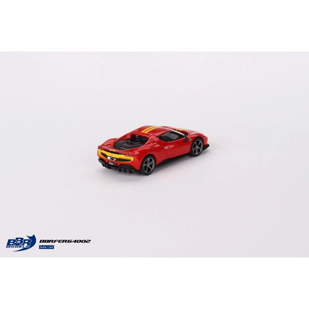 BBR 1/64 Ferrari 296 GTB Red/Yellow