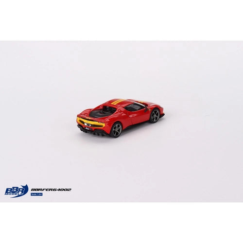 BBR 1/64 Ferrari 296 GTB Red/Yellow