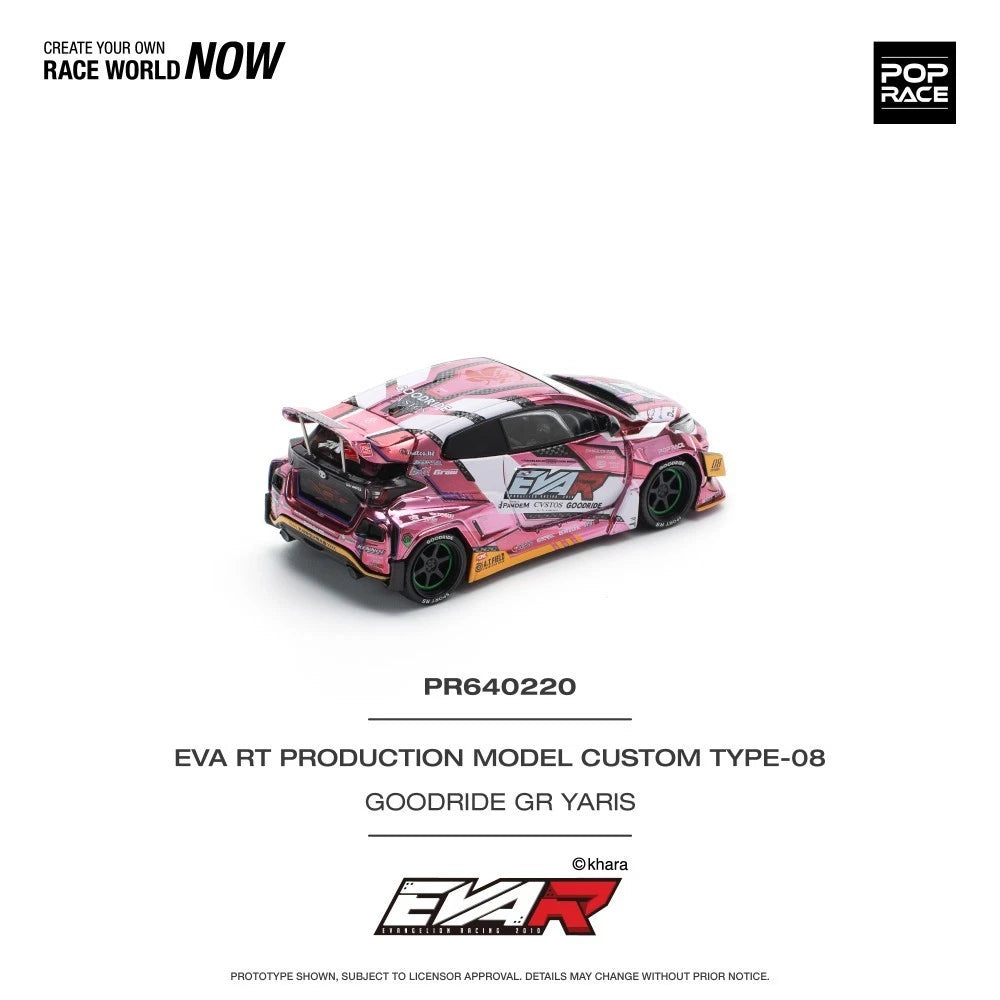 Pop Race 1/64 #220 Toyota Yaris EVA RT Goodride