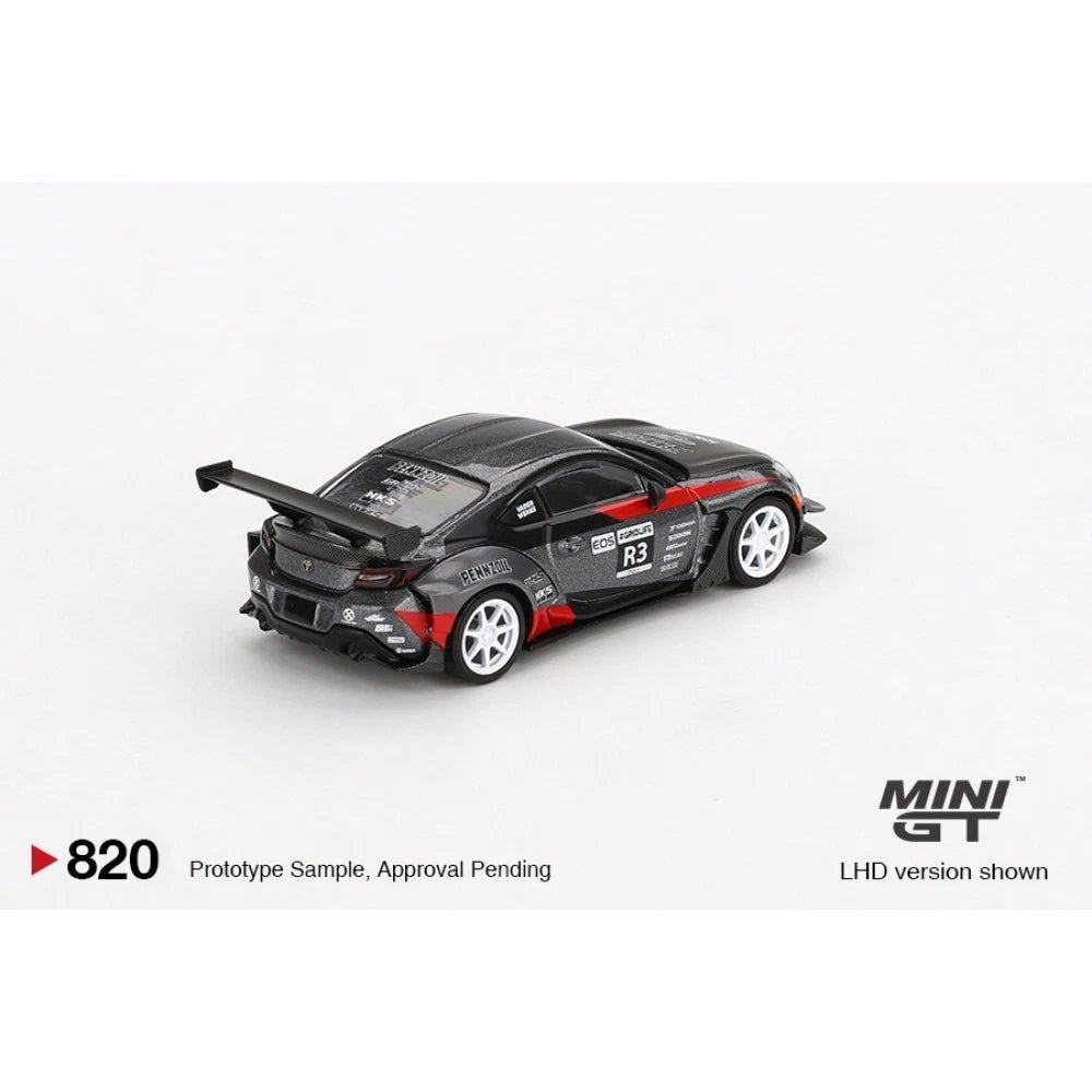 Mini GT 1/64 #820 Toyota GR86 Larry Chen HKS