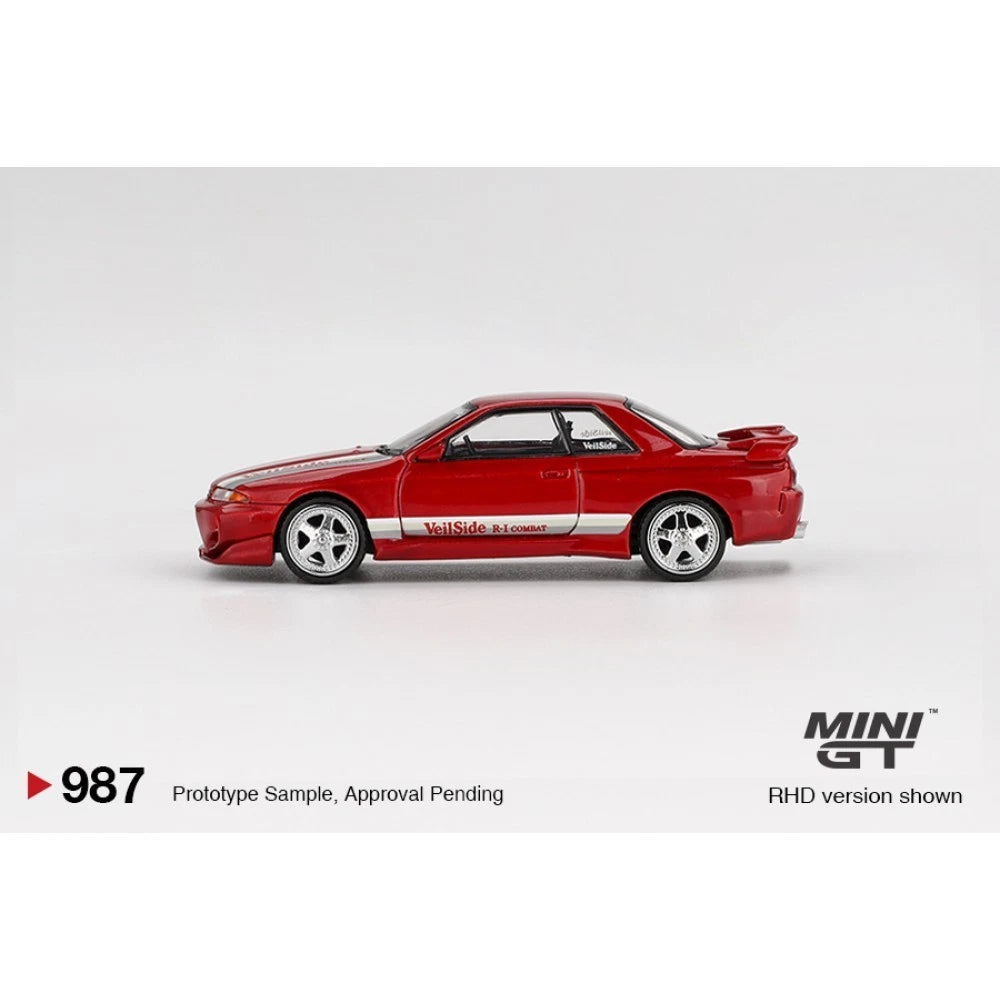 Mini GT 1/64 #987 Nissan Skyline GTR R32 Veilside Red