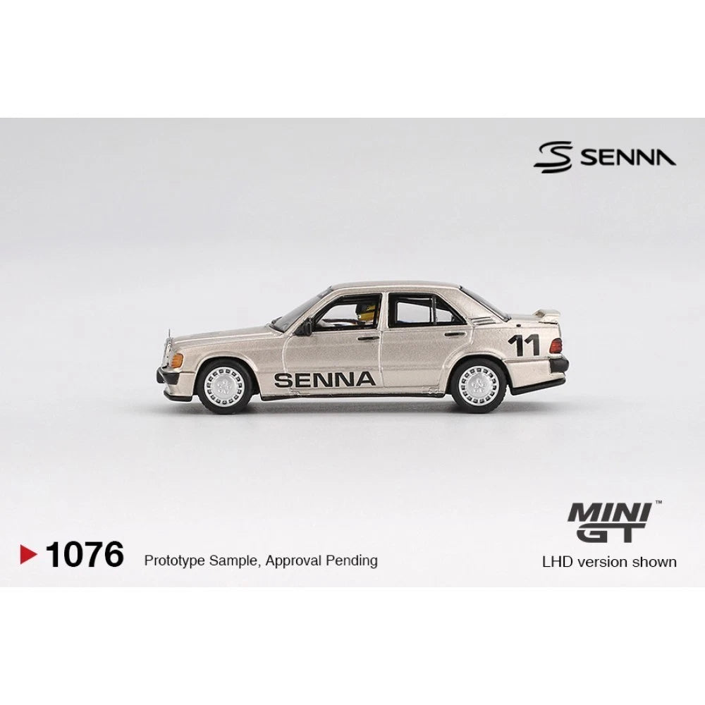 Mini GT 1/64 #1076 Mercedes Benz 190E 1984 Nurburgring Senna