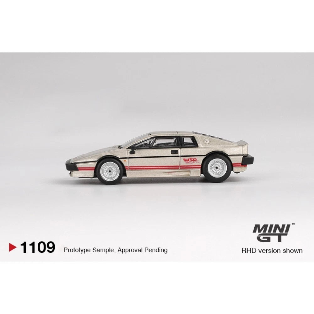 Mini GT 1/64 #1109 Lotus Esprit Turbo Silver