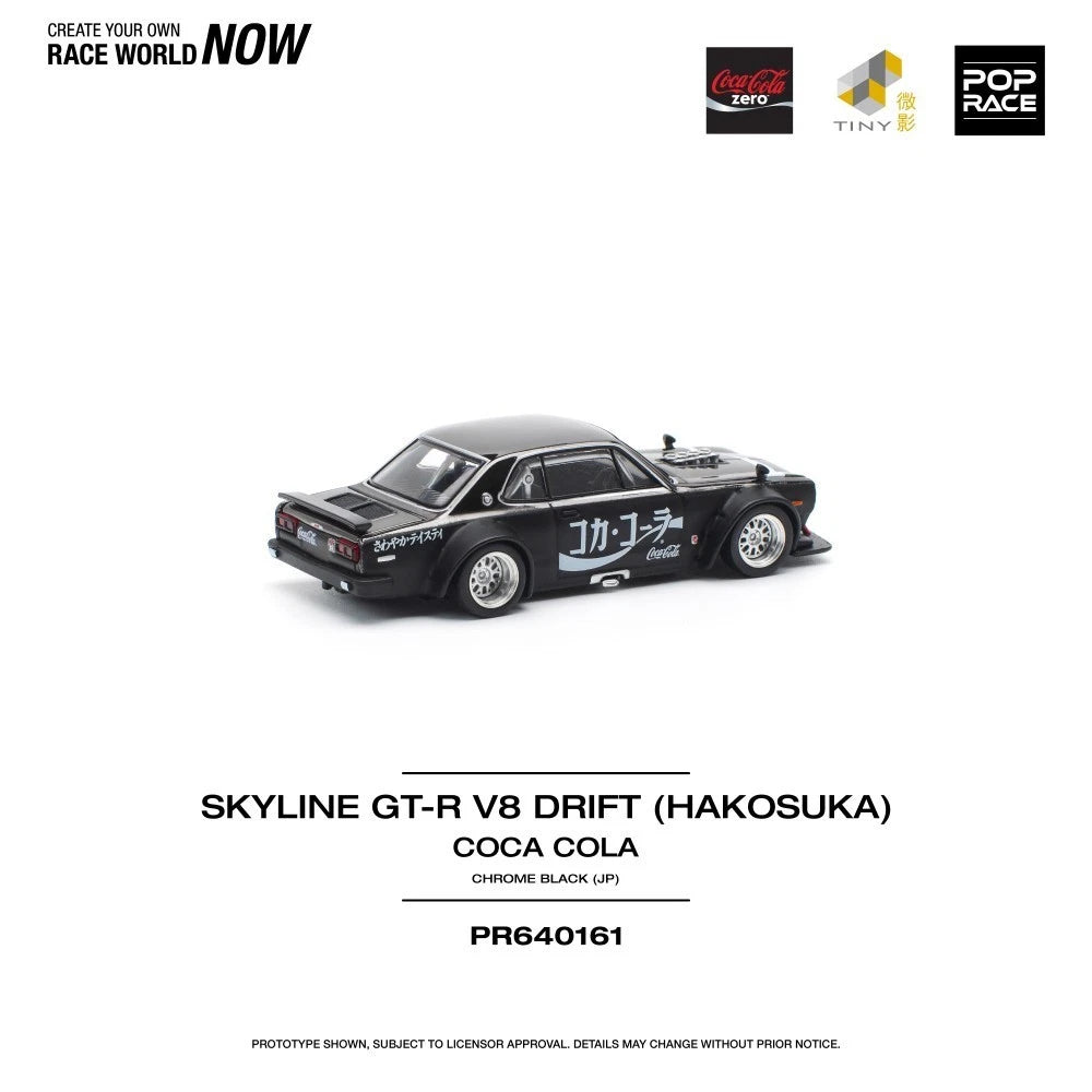 Pop Race 1/64 #161 Skyline GTR Hakosuka Coca Cola