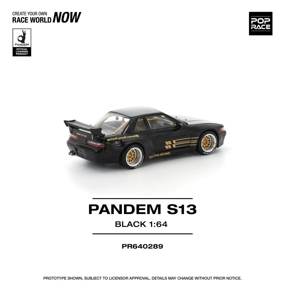 Pop Race 1/64 #289 Pandem Nissan Silvia S13