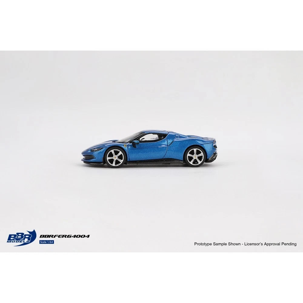 BBR 1/64 Ferrari 296 GTB Blue