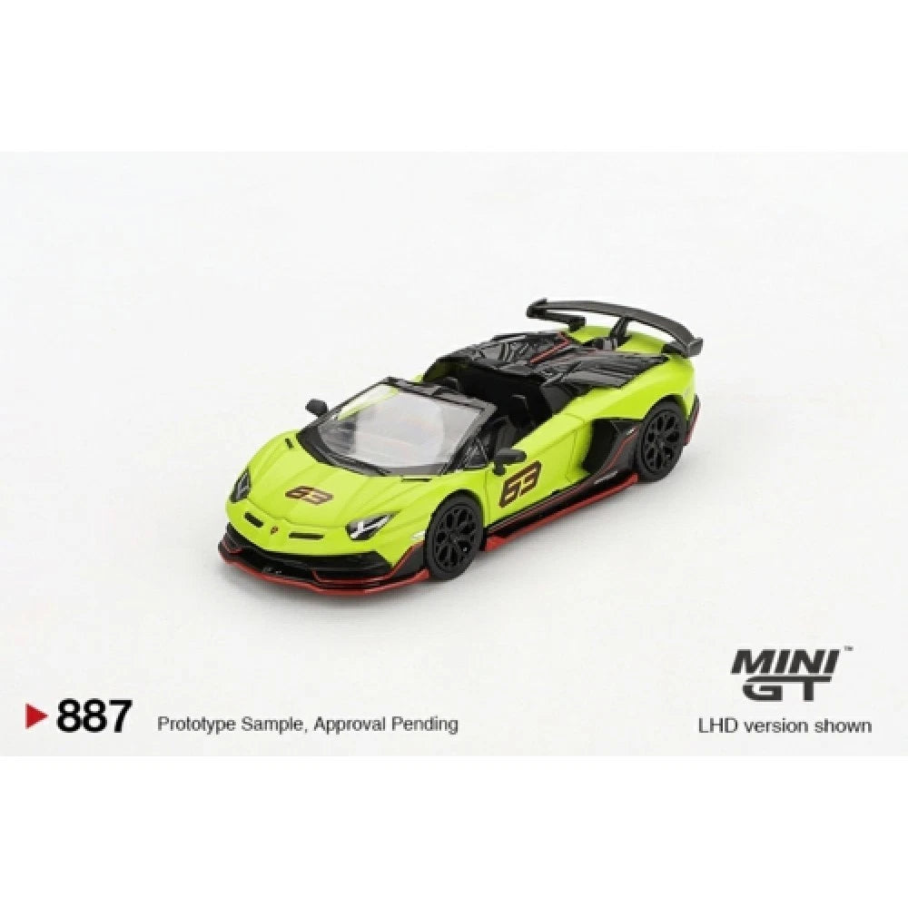 Mini GT 1/64 #887 Lamborghini Aventador SVJ 63 Roadster