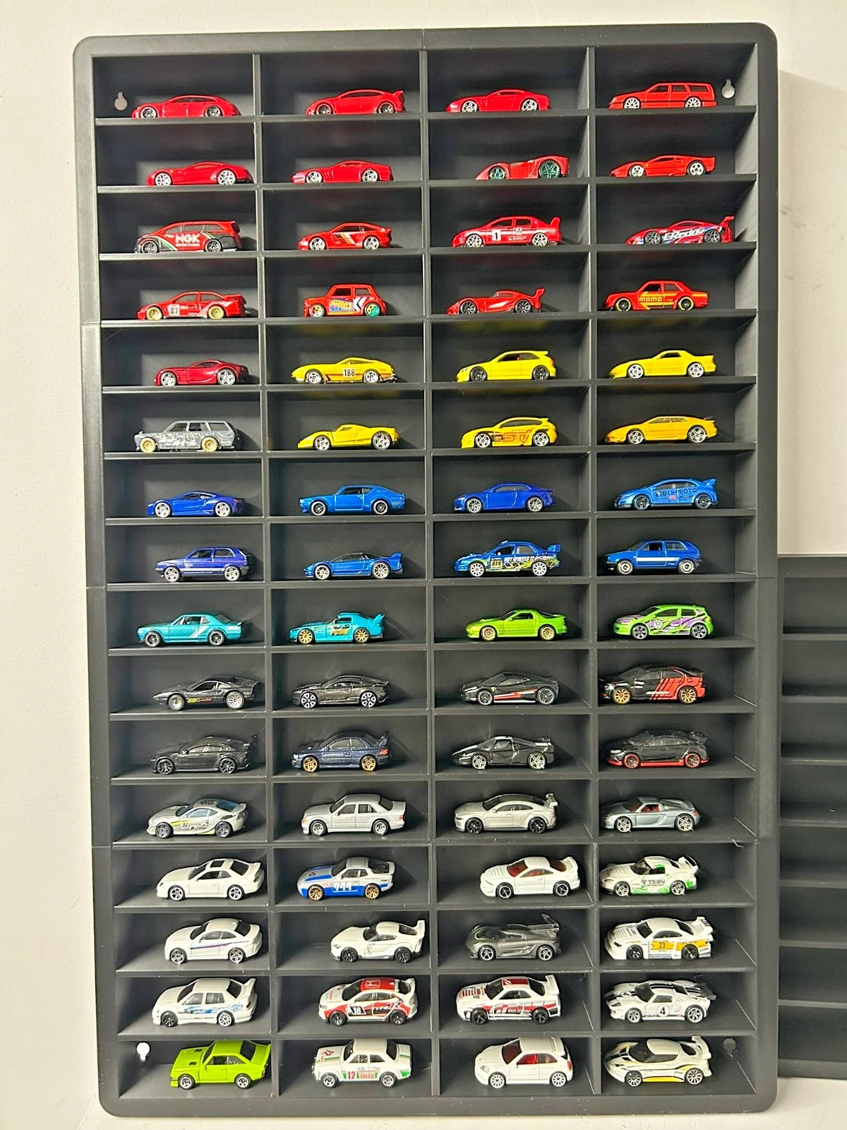 1/64 Diecast Cars 64 VERTICAL Car Model Display Cabinet