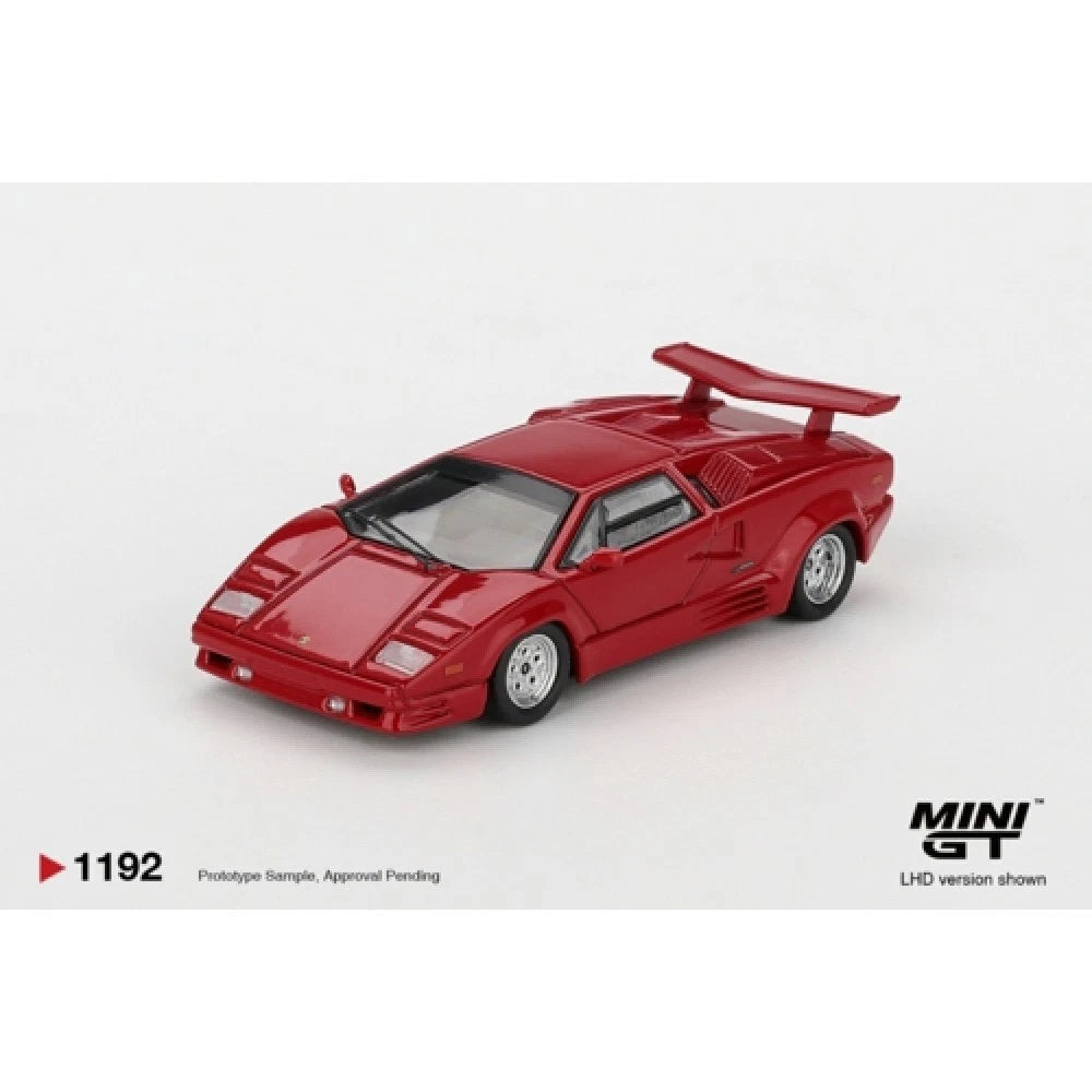 Mini GT 1/64 #1192 Lamborghini Countach 25th Anniversary Red