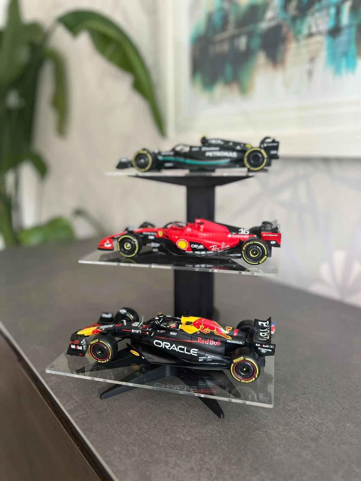 1:24 Diecast Car 3 Tier Stand Acrylic Display Shelf Toy Storage