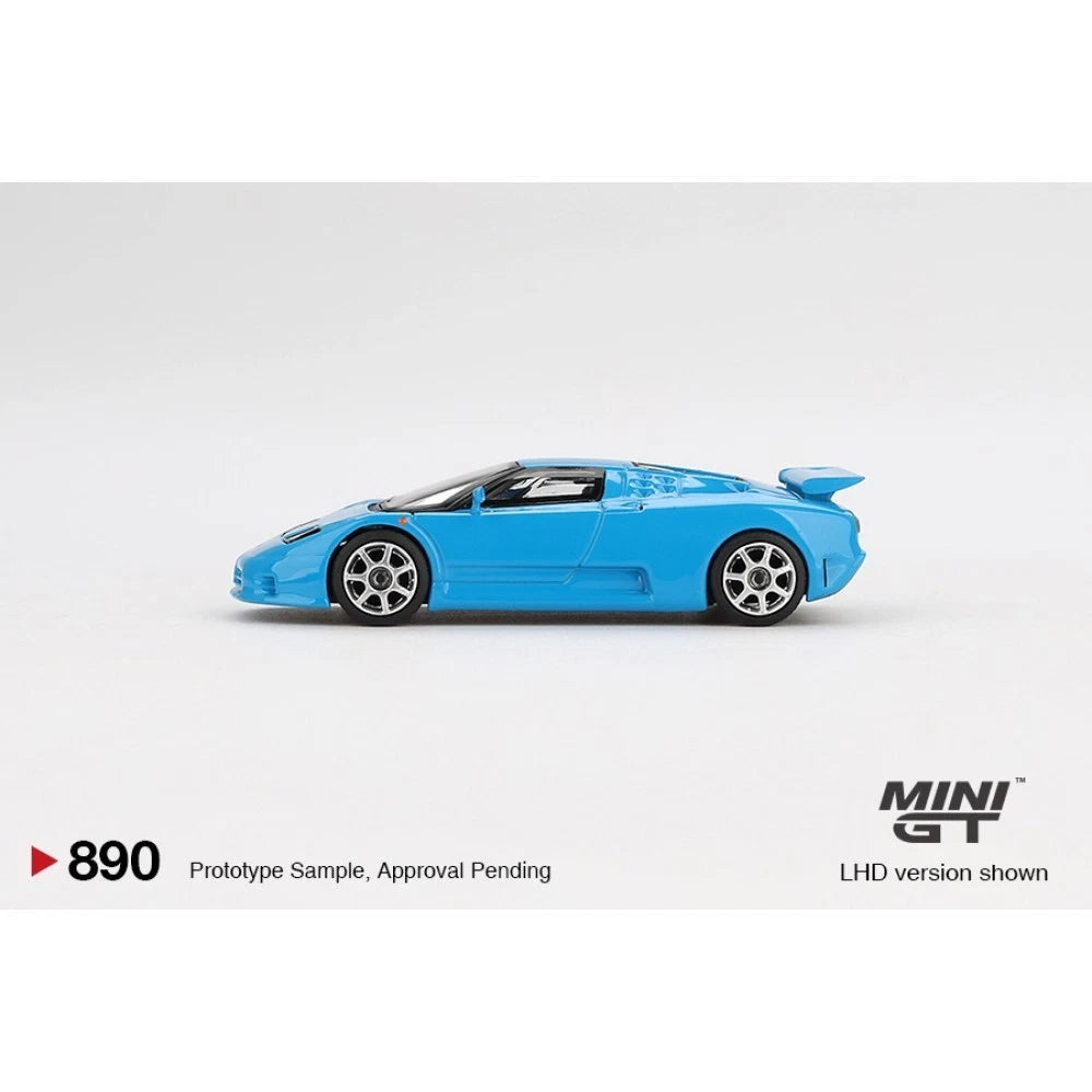 Mini GT 1/64 #890 Bugatti EB110 Blue