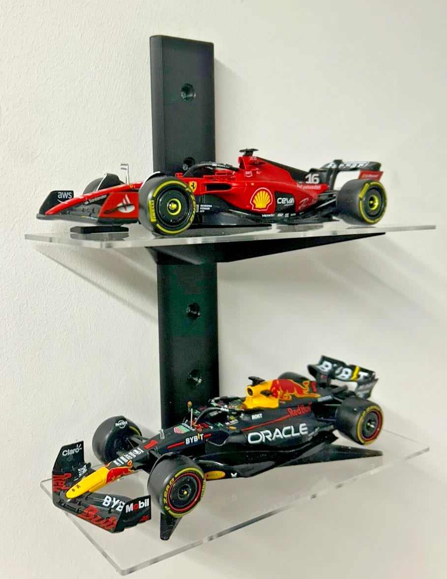 STACKABLE 1:24 DIECAST Car Wall Mounted ACRYLIC Display Shelf Toy Storage