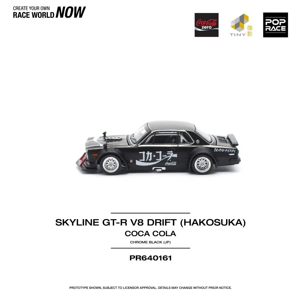 Pop Race 1/64 #161 Skyline GTR Hakosuka Coca Cola
