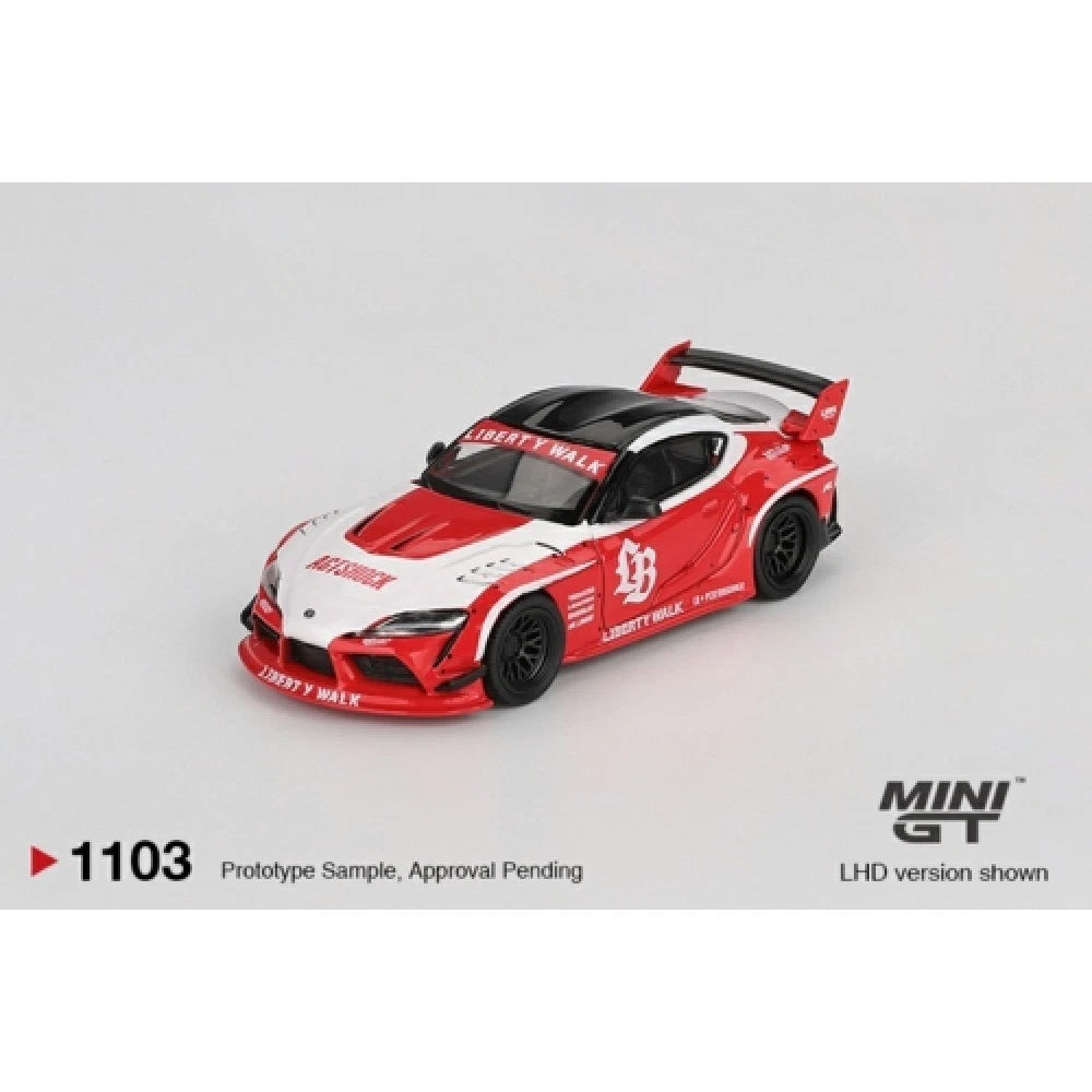 Mini GT 1/64 #1103 Toyota Supra LB Works GR Red/White