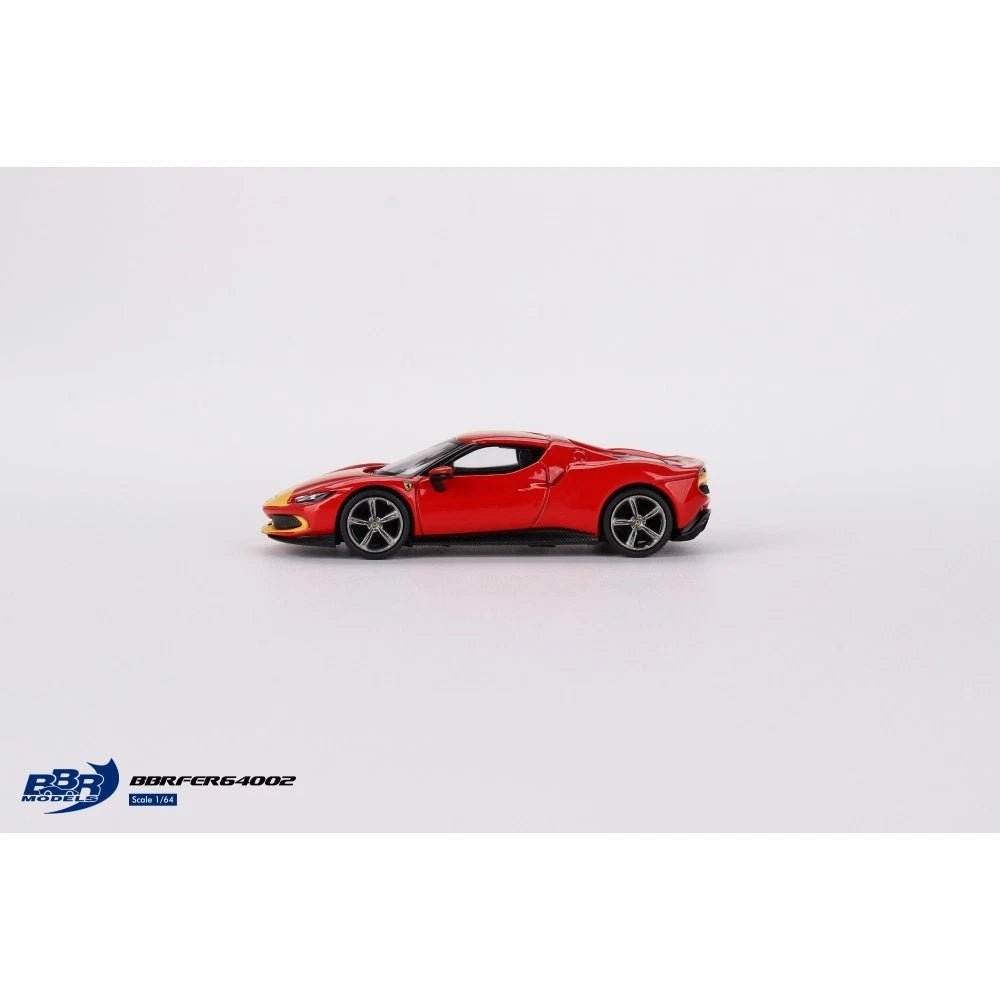 BBR 1/64 Ferrari 296 GTB Red/Yellow