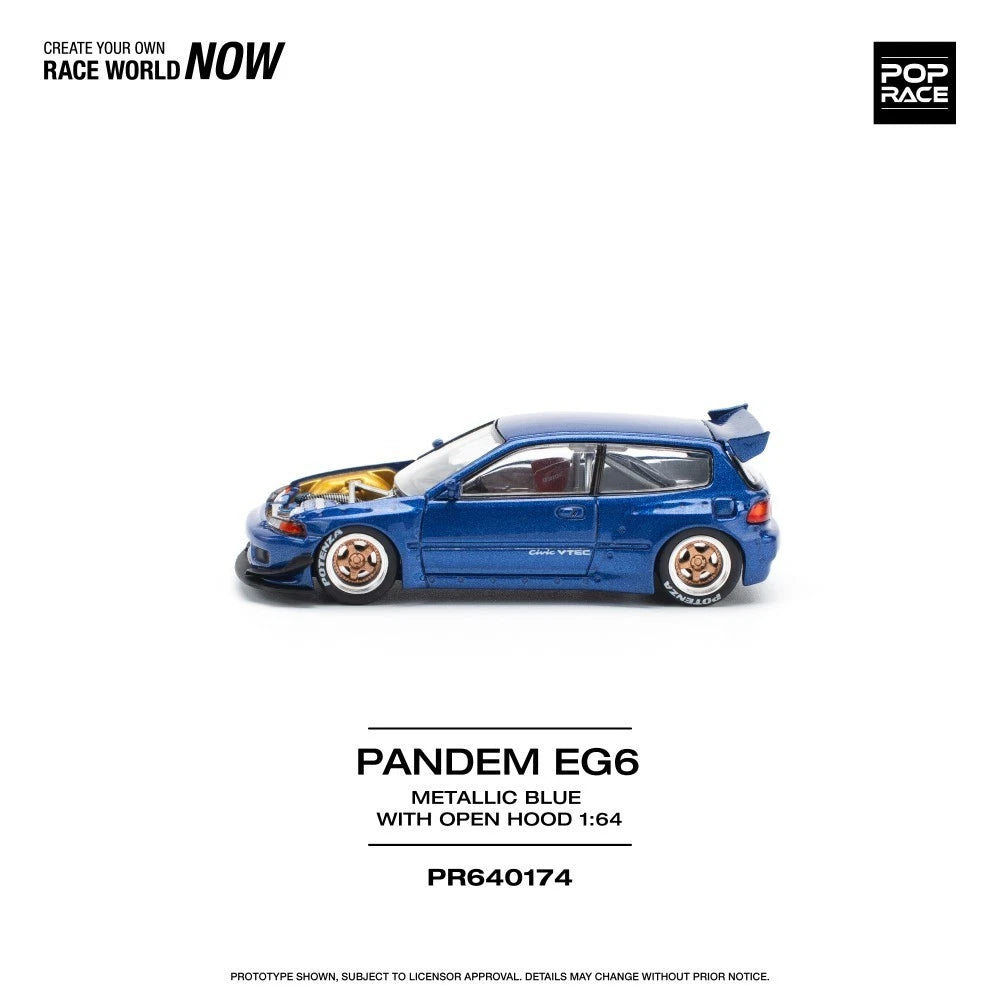 Pop Race 1/64 #174 Pandem Civic EG6