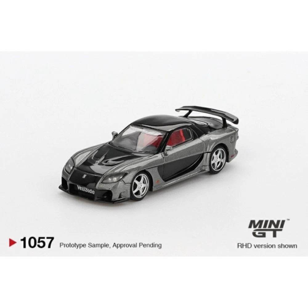 Mini GT 1/64 #1057  Mazda RX7 Veilside Fortune7 Grey