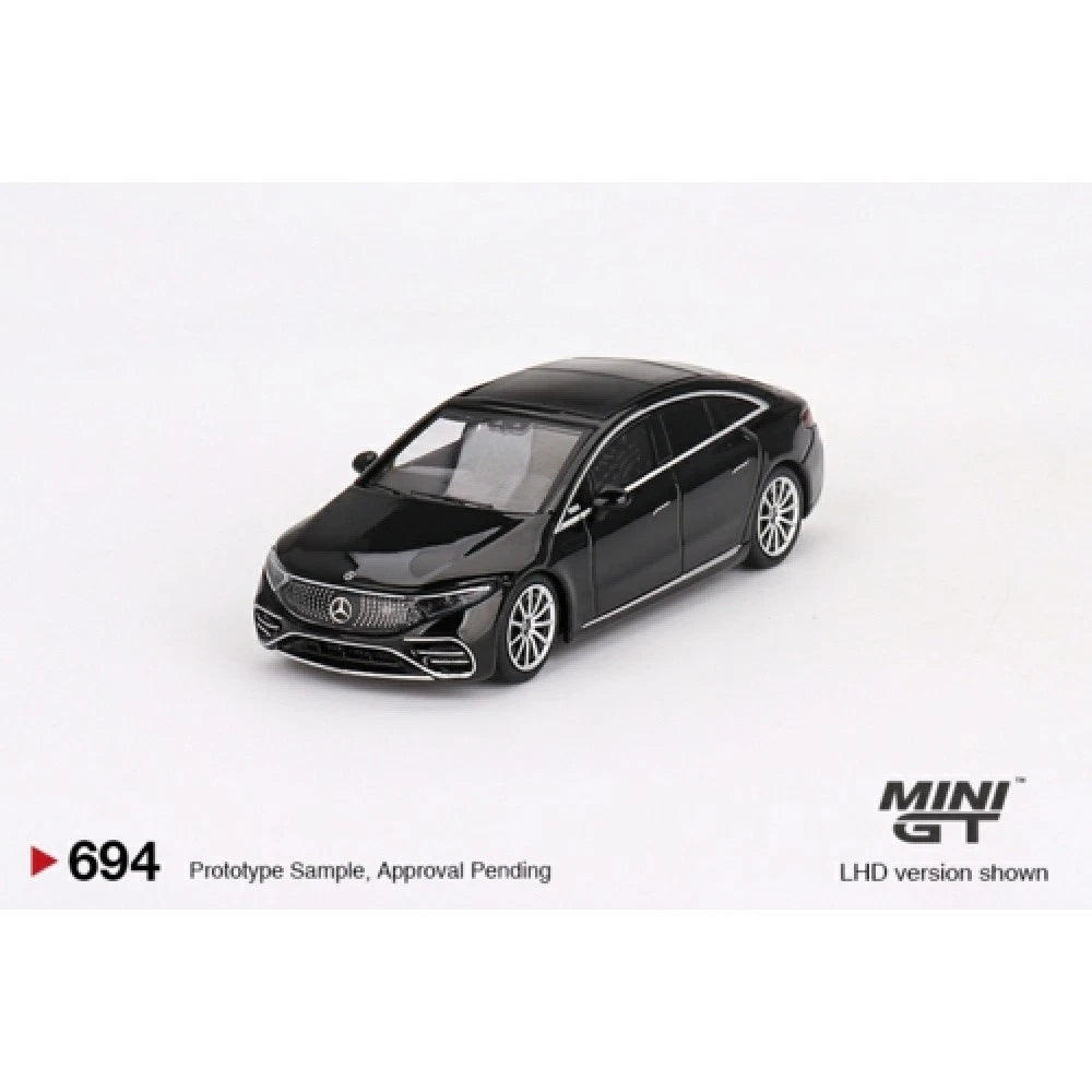Mini GT 1/64 #694 Mercedes Benz EQS 580 4Matic Black