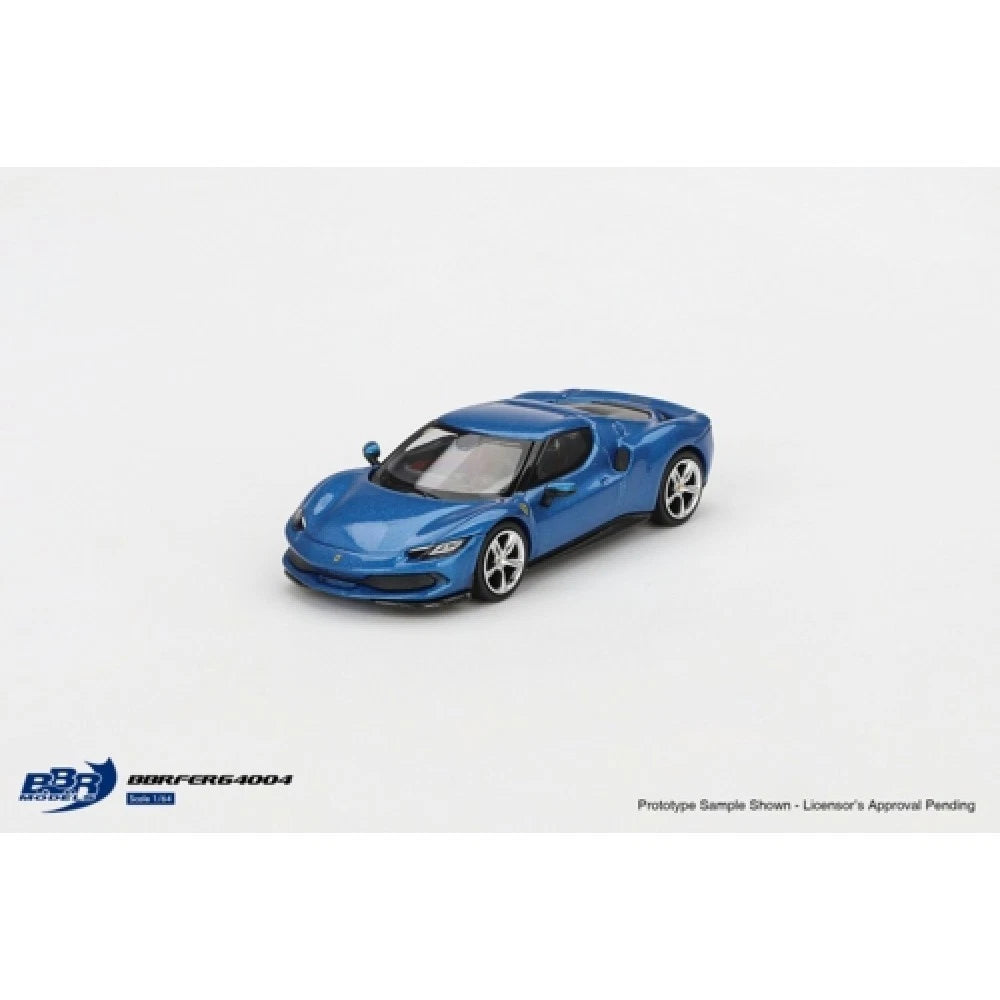 BBR 1/64 Ferrari 296 GTB Blue
