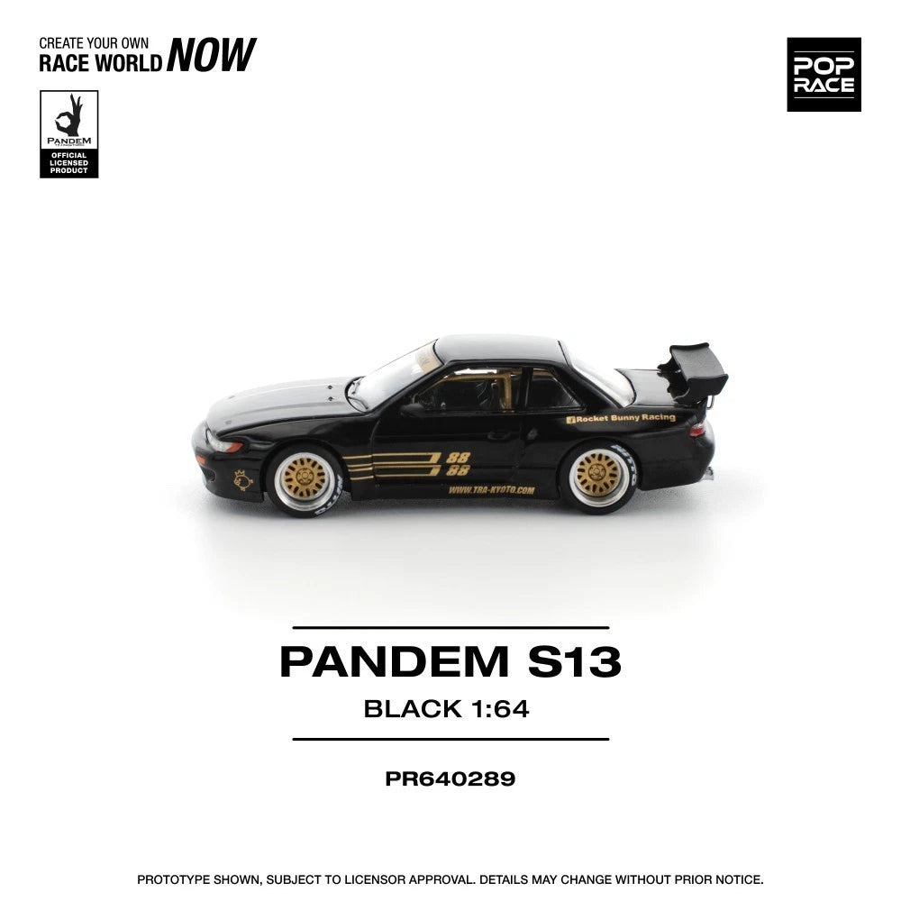 Pop Race 1/64 #289 Pandem Nissan Silvia S13