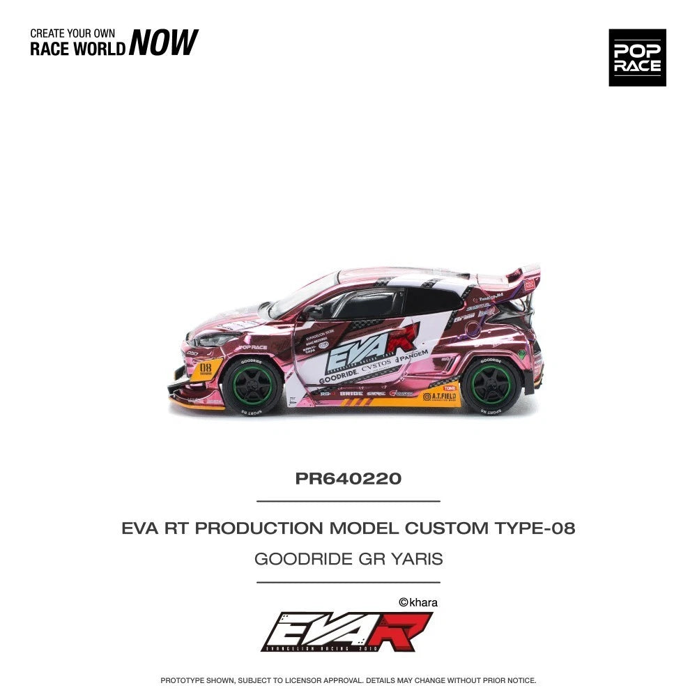 Pop Race 1/64 #220 Toyota Yaris EVA RT Goodride
