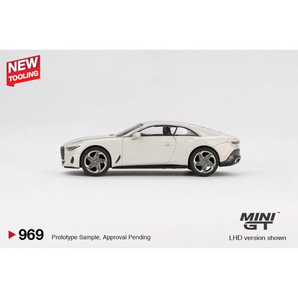 Mini GT 1/64 #969 Bentley Batur Bonneville Pearl White
