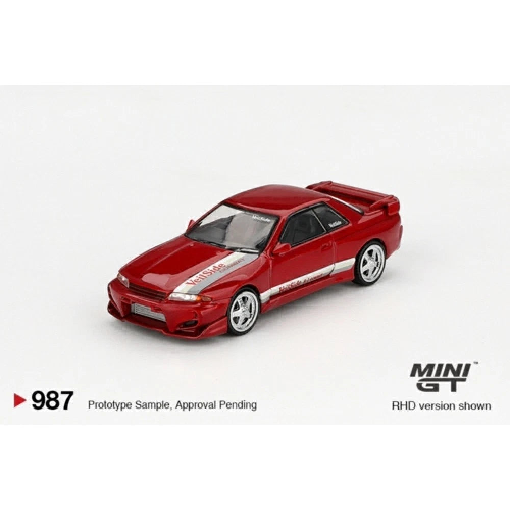 Mini GT 1/64 #987 Nissan Skyline GTR R32 Veilside Red