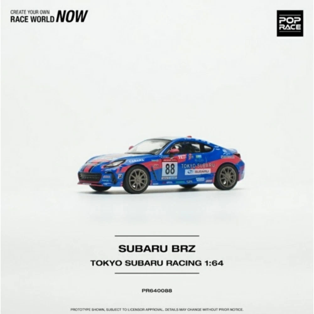 Pop Race 1/64 #88 Subaru BRZ
