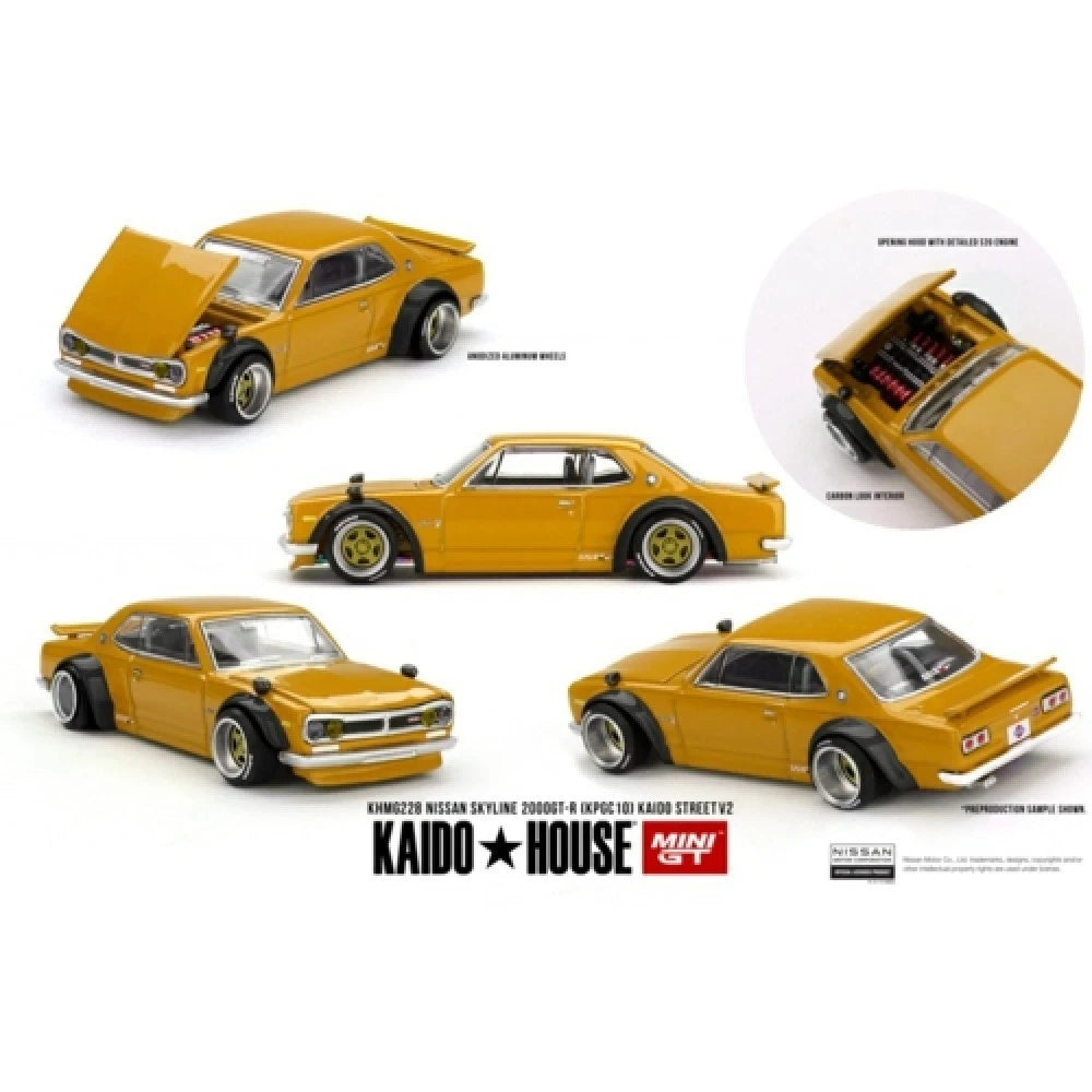 Mini GT Kaido House 1/64 Nissan Skyline 2000 GTR V2