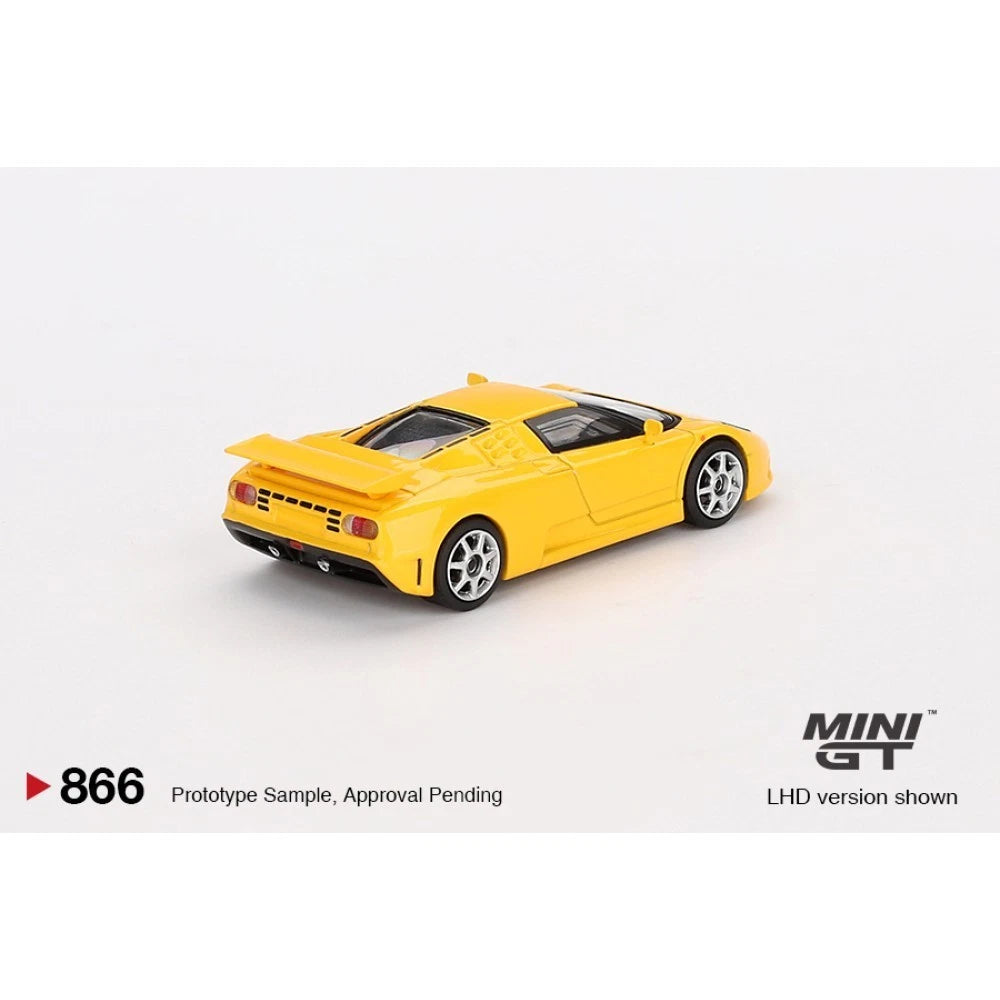 Mini GT 1/64 #866 Bugatti EB110 Yellow