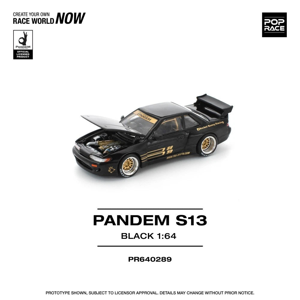 Pop Race 1/64 #289 Pandem Nissan Silvia S13