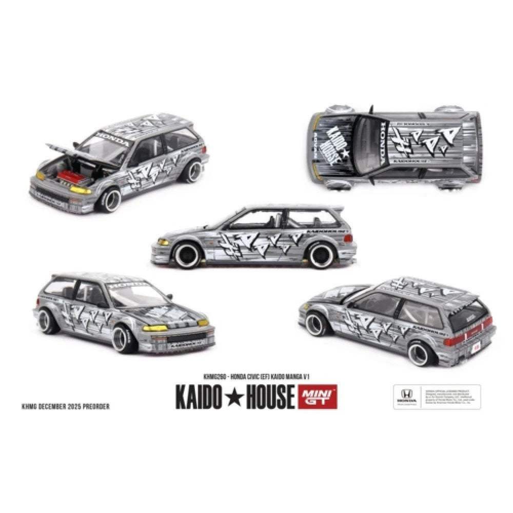 Mini GT Kaido House 1/64 Honda Civic EF Manga V1
